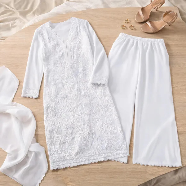 White_Embroidered_Kurta_Palazzo_Set_With_Dupatta_for_Women