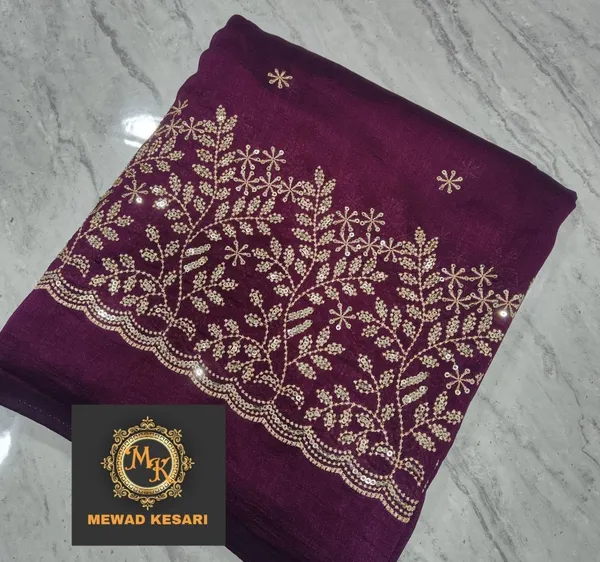 Purple_Embroidered_Unstiched_Fabric_For_Women