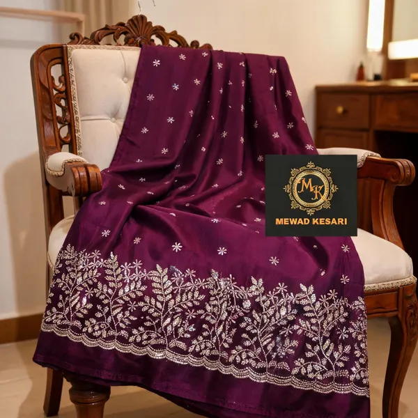 Purple_Embroidered_Unstiched_Fabric_For_Women