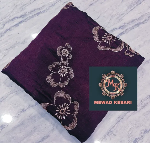 Purple_Floral_Embroidered_Ethnic_Fabric_for_Women