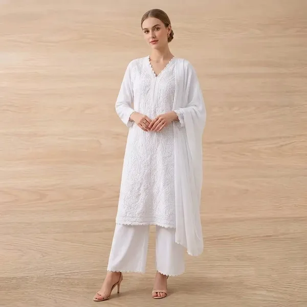 White_Embroidered_Kurta_Palazzo_Set_With_Dupatta_for_Women