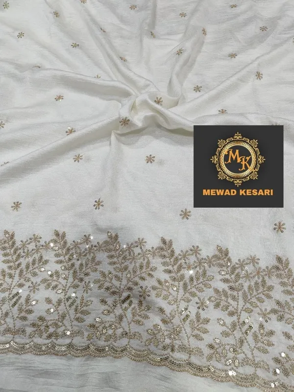 White_Embroidered_Floral_Saree_For_Women