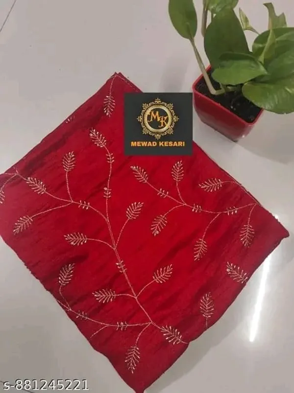 Red_Embroidered_Traditional_Saree_for_Women