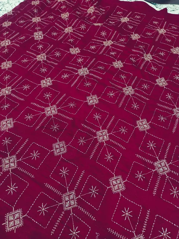 Maroon_Embroidered_Unstitched_Fabric_for_Apparel_Making