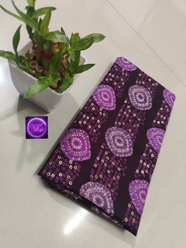 Purple_Geometric_Print_Bedsheet