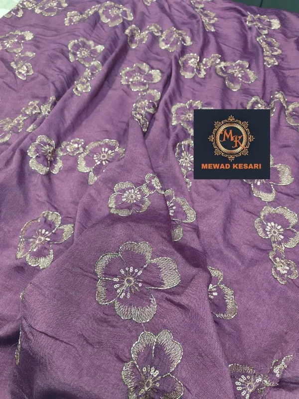 Purple_Embroidered_Floral_Saree_For_Women