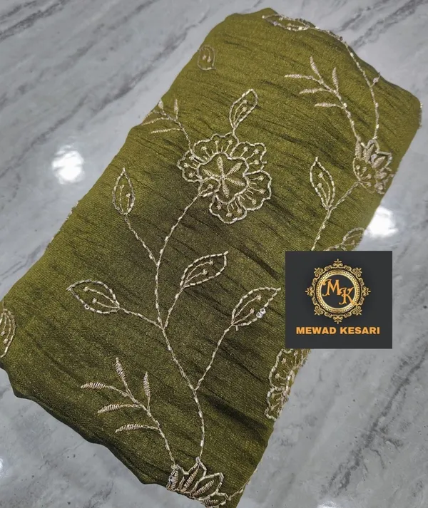 Olive_Green_Embroidered_Unstitched_Fabric