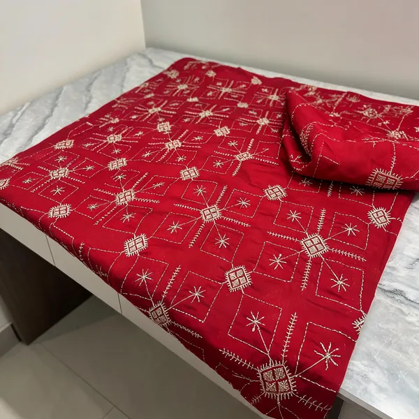Red_Embroidered_Unstitched_Dress_Material_For_Women