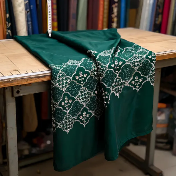 Green_Embroidered_Unstitched_Dress_Fabric_For_Women
