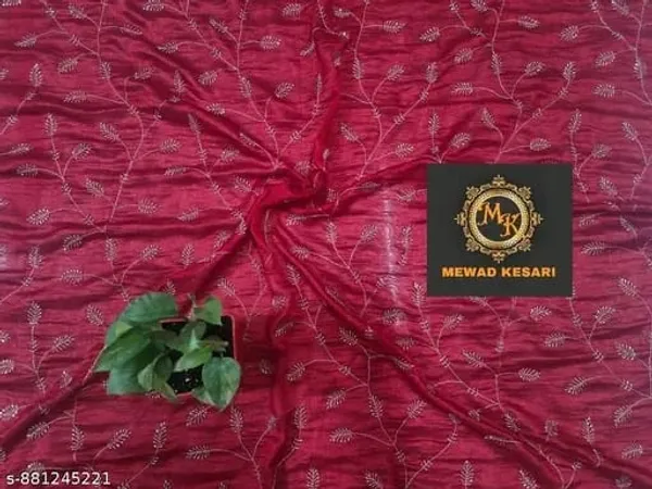 Red_Embroidered_Traditional_Saree_for_Women