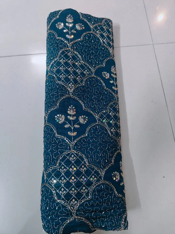 Teal_Embroidered_Unstitched_Fabric_for_Women