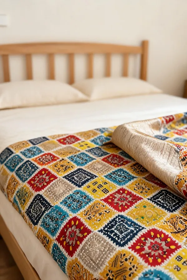 Multicolor_Patchwork_Print_Bedsheet