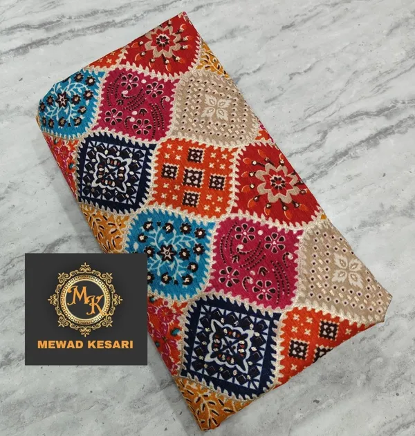 Multicolor_Traditional_Patchwork_Print_Bedsheet