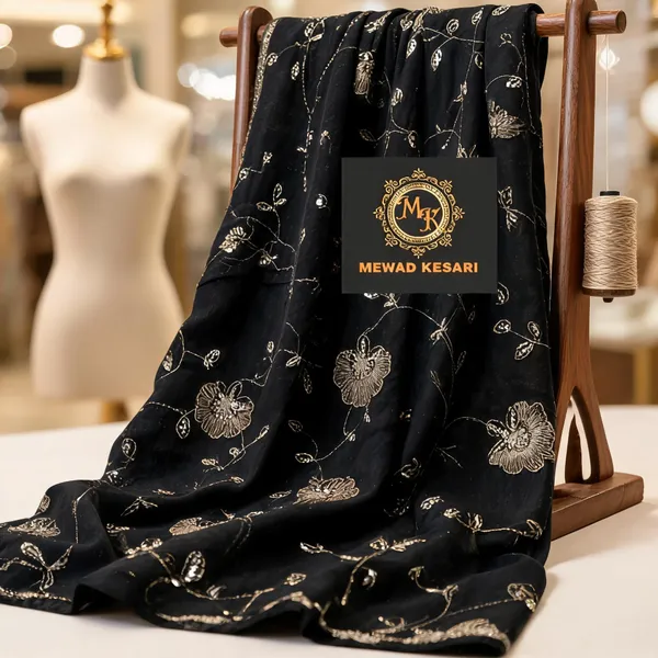 Black_Velvet_Floral_Embroidered_Dress_Material_For_Women
