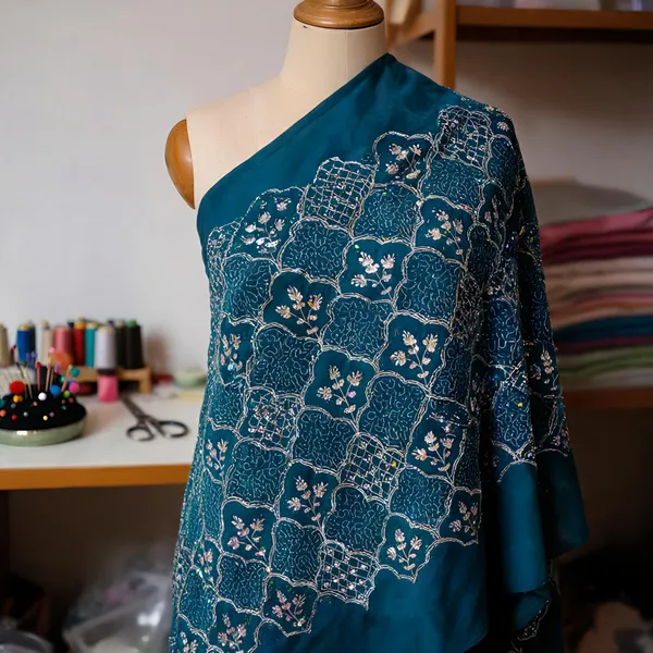 Teal_Embroidered_Unstitched_Fabric_for_Women