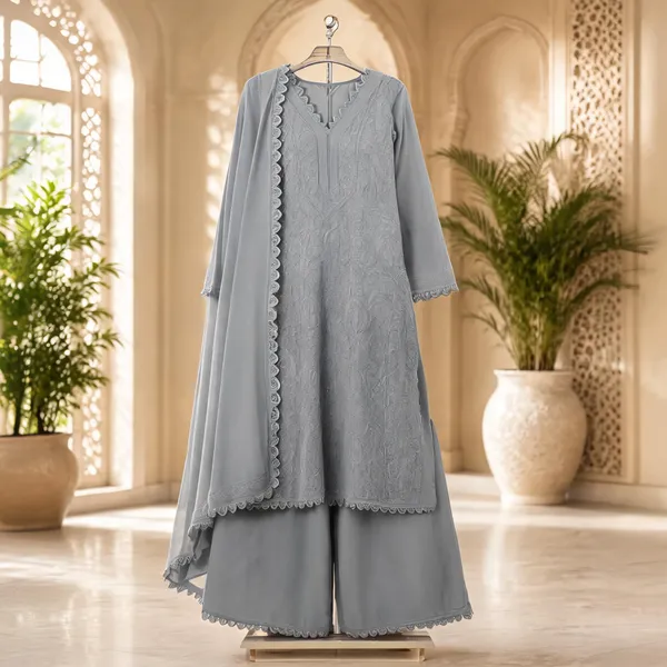 Grey_Embroidered_Anarkali_Suit_Set_for_Women