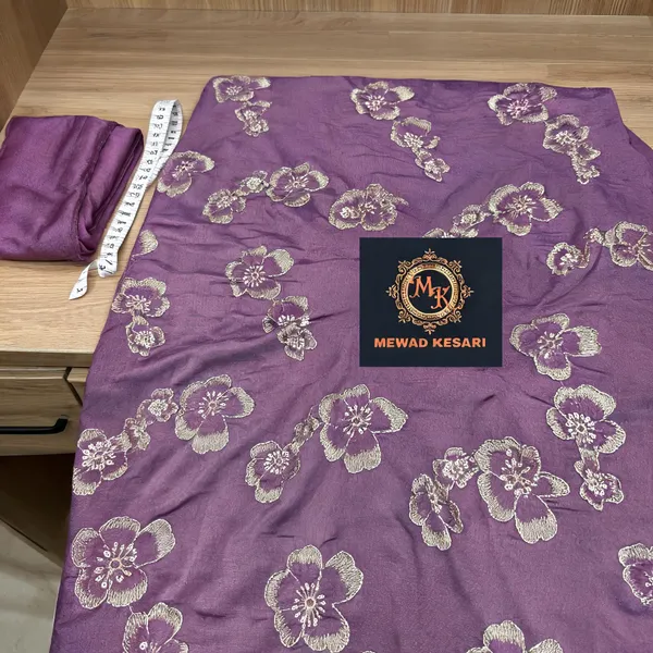 Purple_Embroidered_Floral_Saree_For_Women