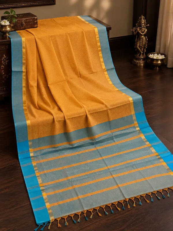 Mangalgiri_Cotton_Checks_Saree