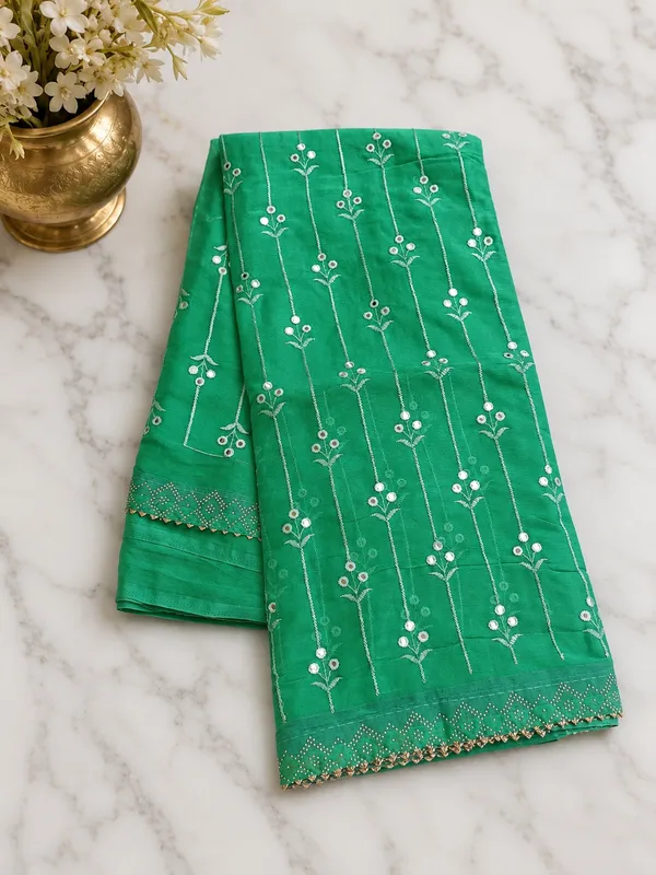 Pure_Georgette_Designer_Saree_Greenish_Teal
