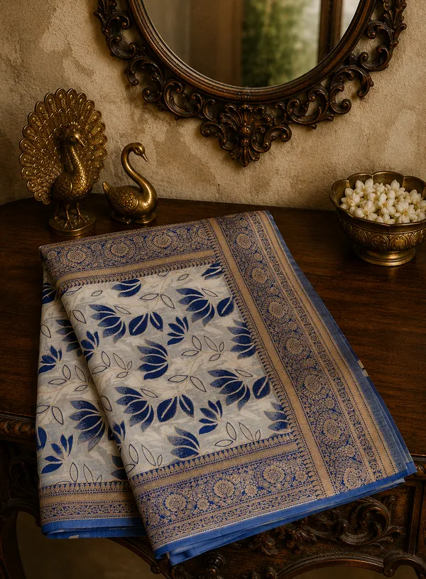 Bhagalpuri_Silk_Saree_Lapis_Blue