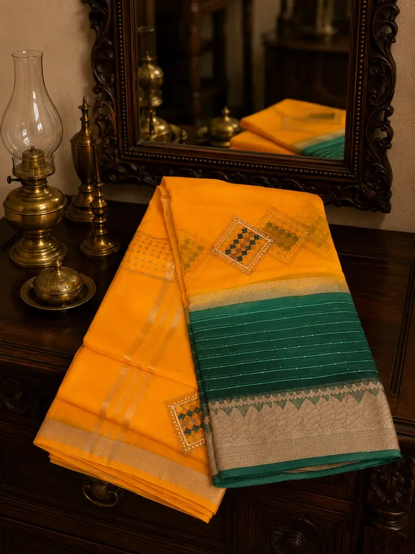 Tissue_Silk_Sarees_Yellowish_Orange