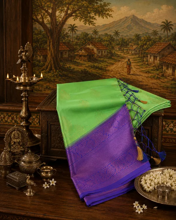 Soft_Silk_Saree_Algae_Green