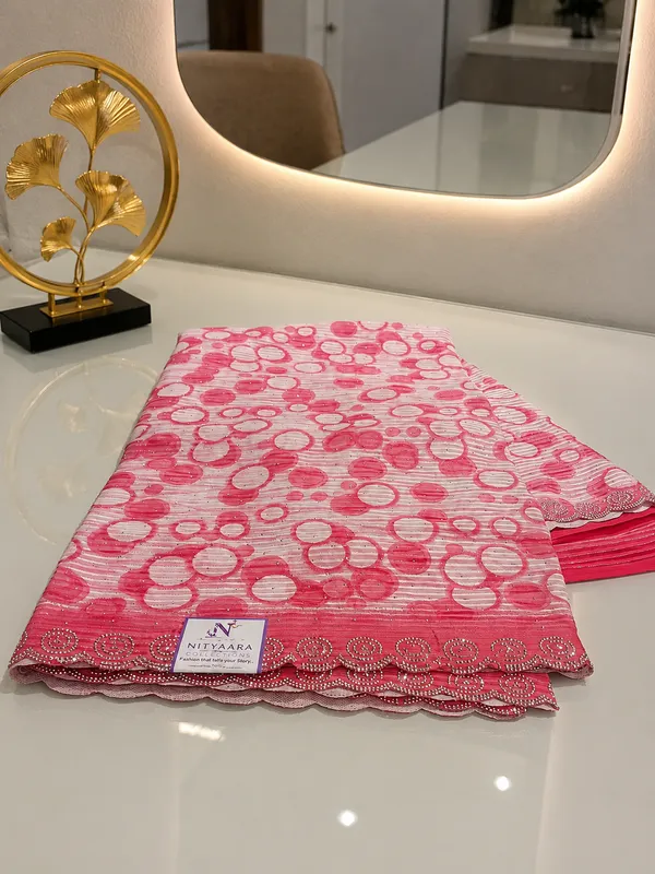 Georgette_Designer_Saree_Deep_Blush