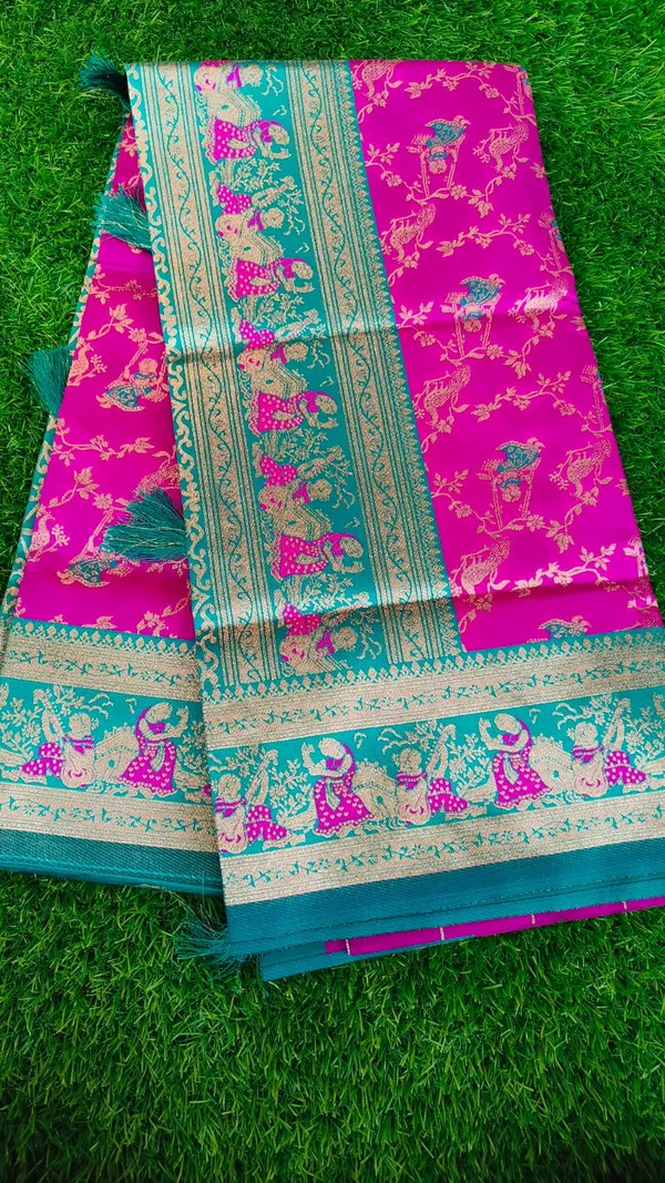 Banaras_Silk_Saree_Red_Violet
