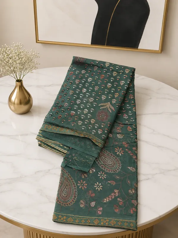 Pure_Brasso_Silk_Saree_Greyish_Turquoise