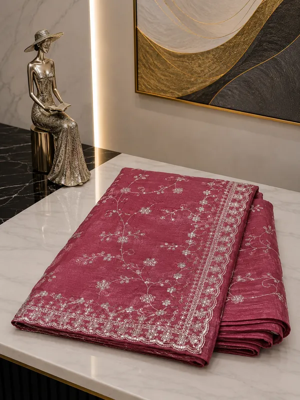 Burberry_Silk_Saree_Light_Maroon