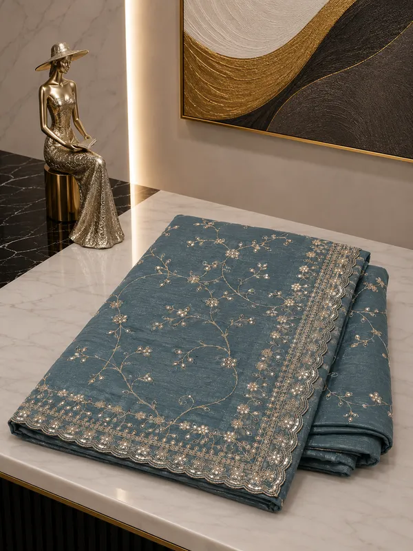 Burberry_Silk_Saree_Shuttle_Grey