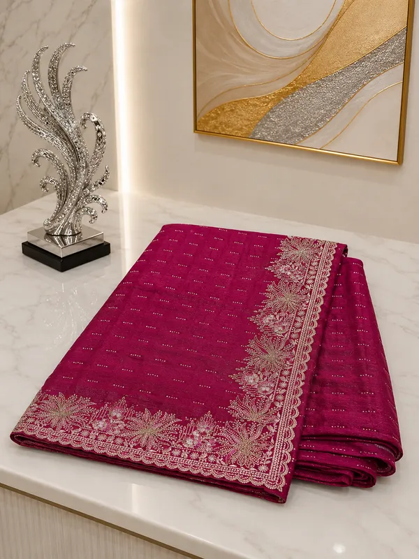 Soft_Shimmer_Chiffon_Saree_Rich_Maroon