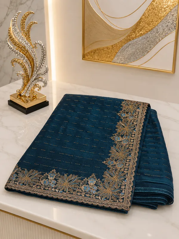 Soft_Shimmer_Chiffon_Saree_Chathams_Blue