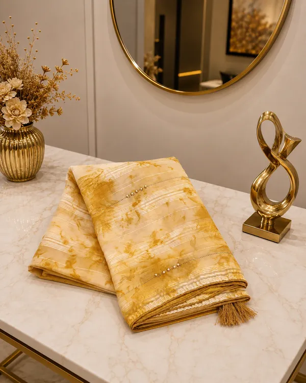 Chiffon_Designer_Saree_Copper