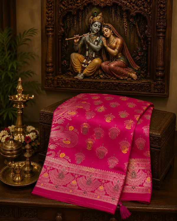 Banaras_Silk_Saree_Rich_Carmine