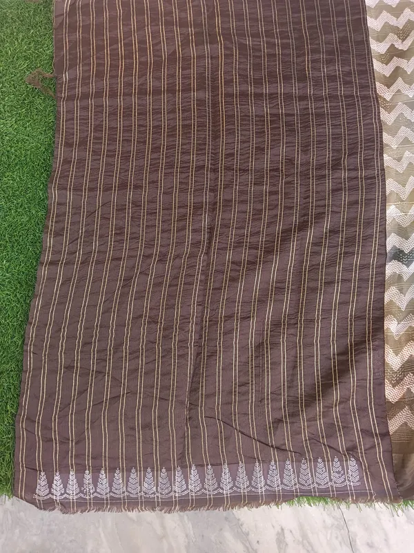 Chiffon_Designer_Saree_Reddish_Grey