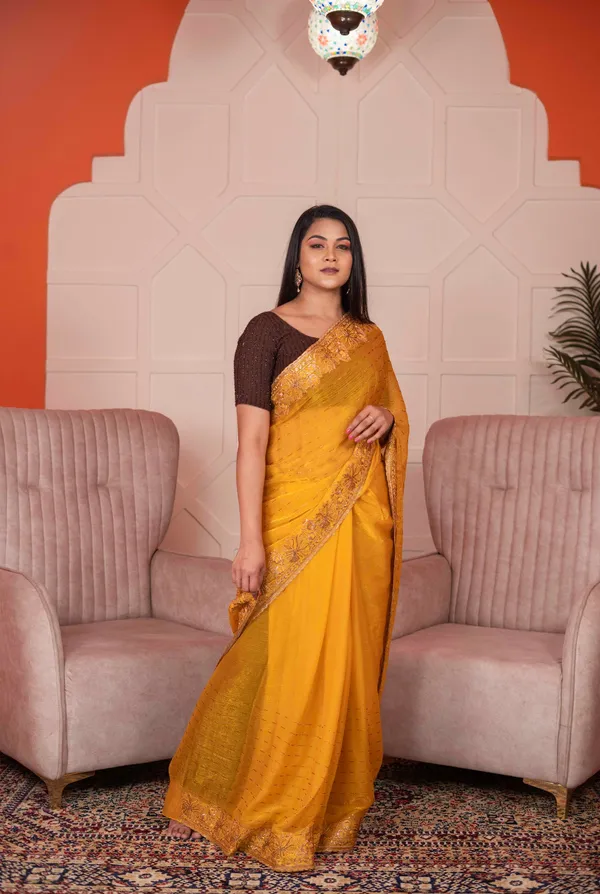 Soft_Shimmer_Chiffon_Saree_Dull_Orange