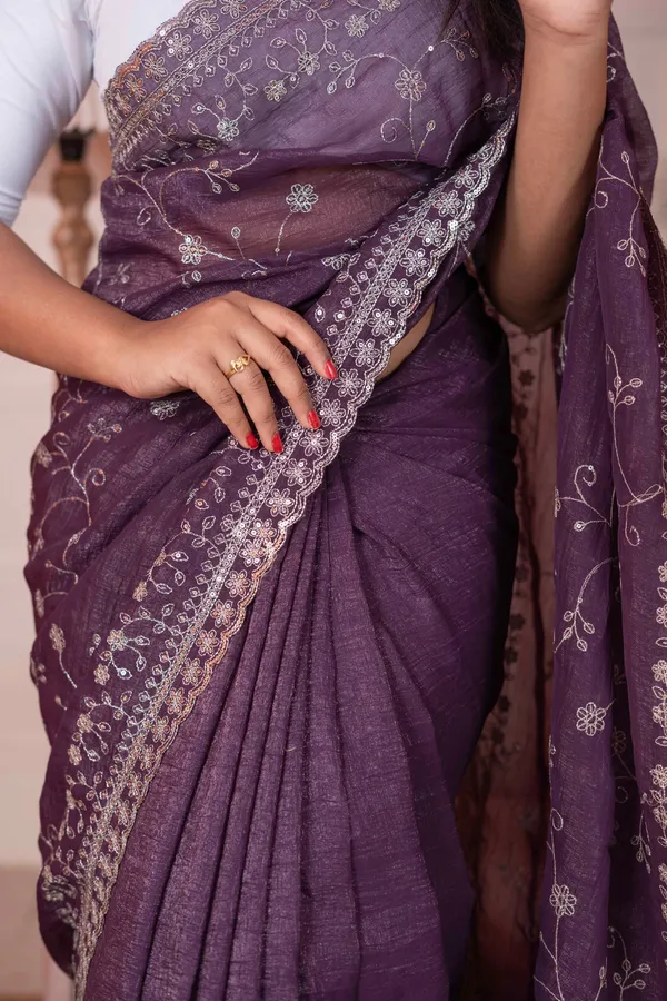 Burberry_Silk_Saree_Dirty_Purple