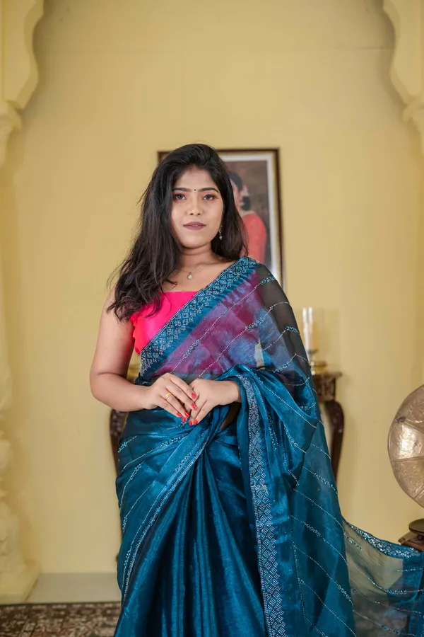 Jimmy_Choo_Saree_Blue_Whale