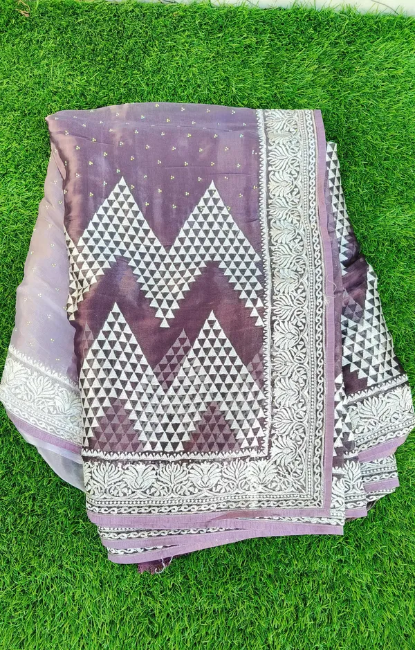 Burberry_Silk_Saree_Purple_Taupe