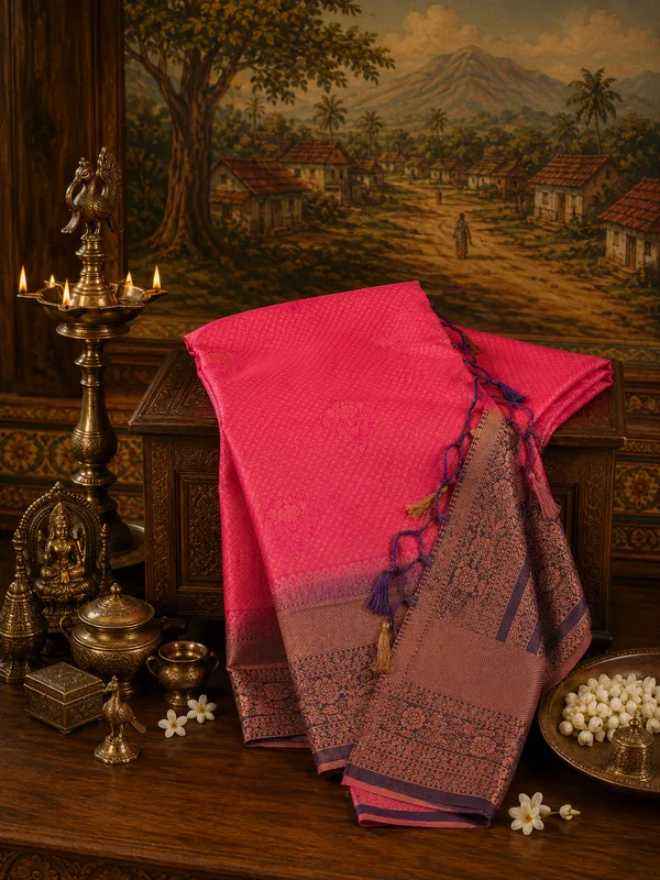 Soft_Silk_Saree_Cranberry