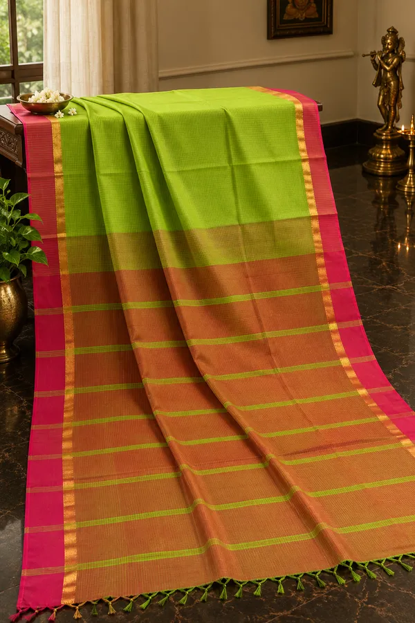 Mangalgiri_Cotton_Checks_Saree