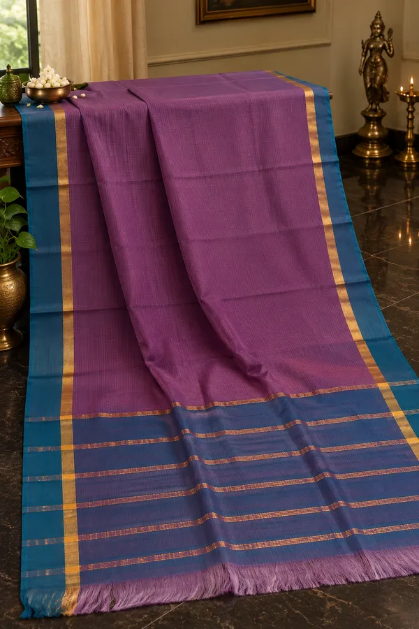 Mangalgiri_Cotton_Checks_Saree