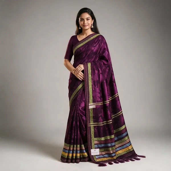 Wine_Berry_Silk_Chiffon_Designer_Saree_For_Women