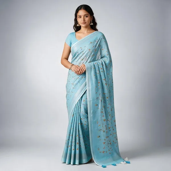 Ice_Cold_Kota_Doria_with_Chikankari_Silver_Zari_Border_Saree_for_woman