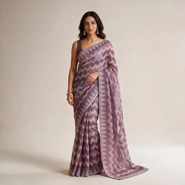 Dirty_Purple_Chiffon_Geo_Wavy_Designer_Saree_For_Women