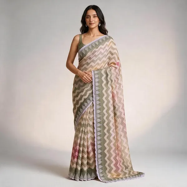 Soya_Bean_Tissue_Chiffon_Geo_Wavy_Designer_Saree_For_Women