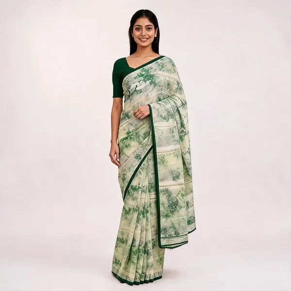 Cactus_Georgette_Designer_Shimmer_Saree_For_Women
