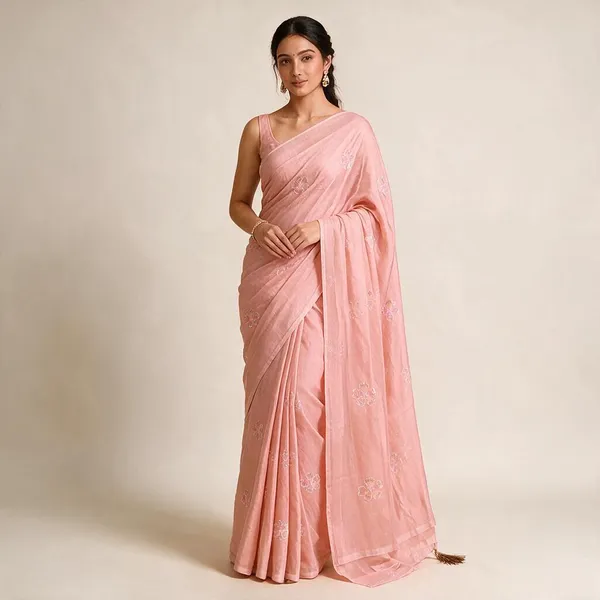 Rose_Bud_Georgette_Sequin_Designer_Saree_For_Women