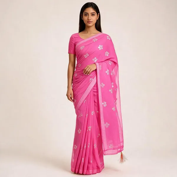 Persian_Pink_Tissue_Sequin_Designer_Saree_For_Women